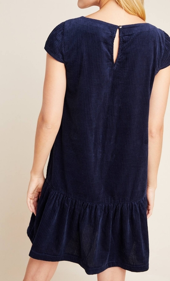 Anthropologie MaeveTessa Flounced Corduroy Tunic - Picture 3 of 9